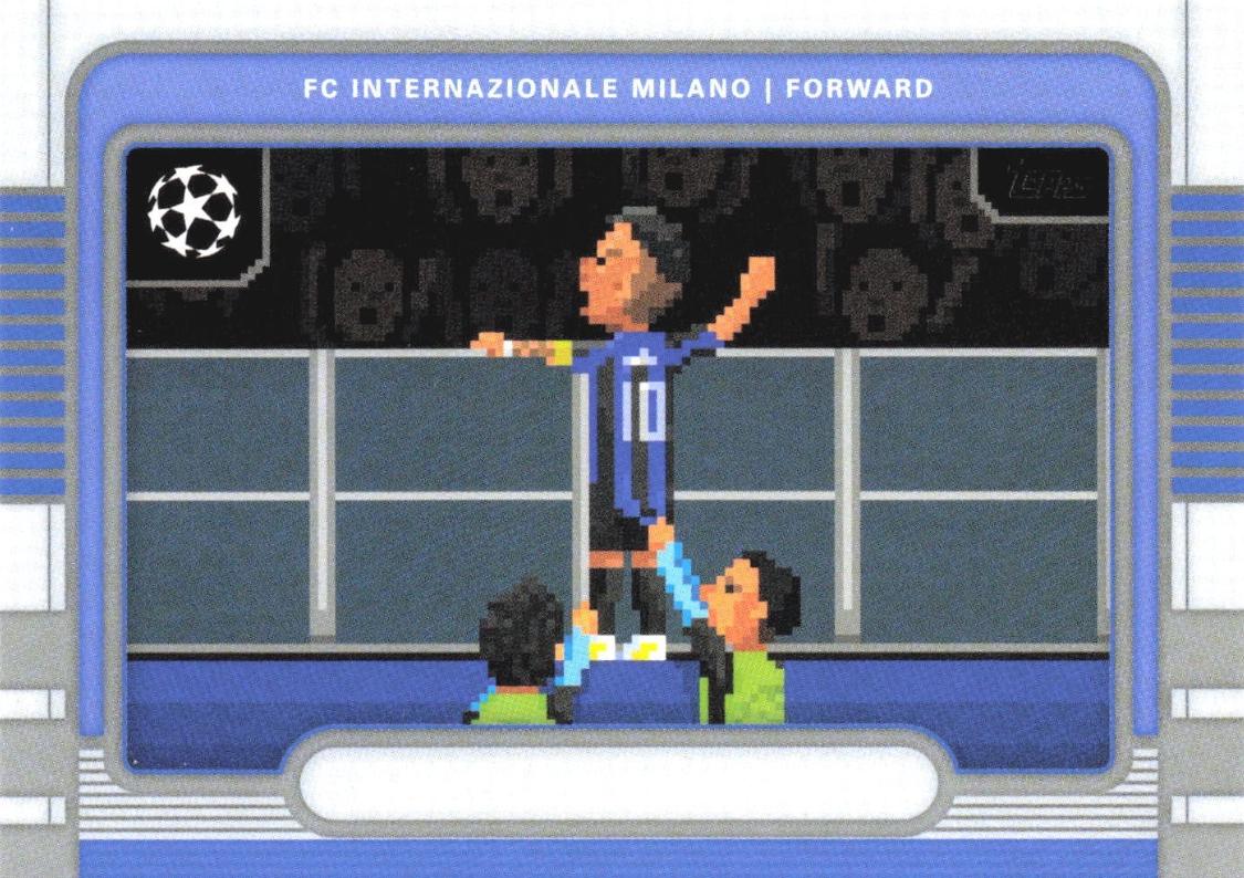 2025 Topps UEFA 8Bit Shots Lautaro Martinez #8B-9 card