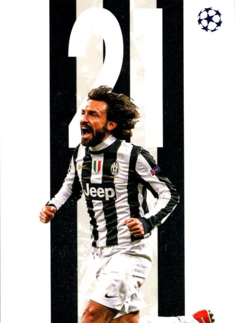 2025 Topps UEFA Best Of The Best Legendary Numbers Andrea Pirlo #BB-3 card