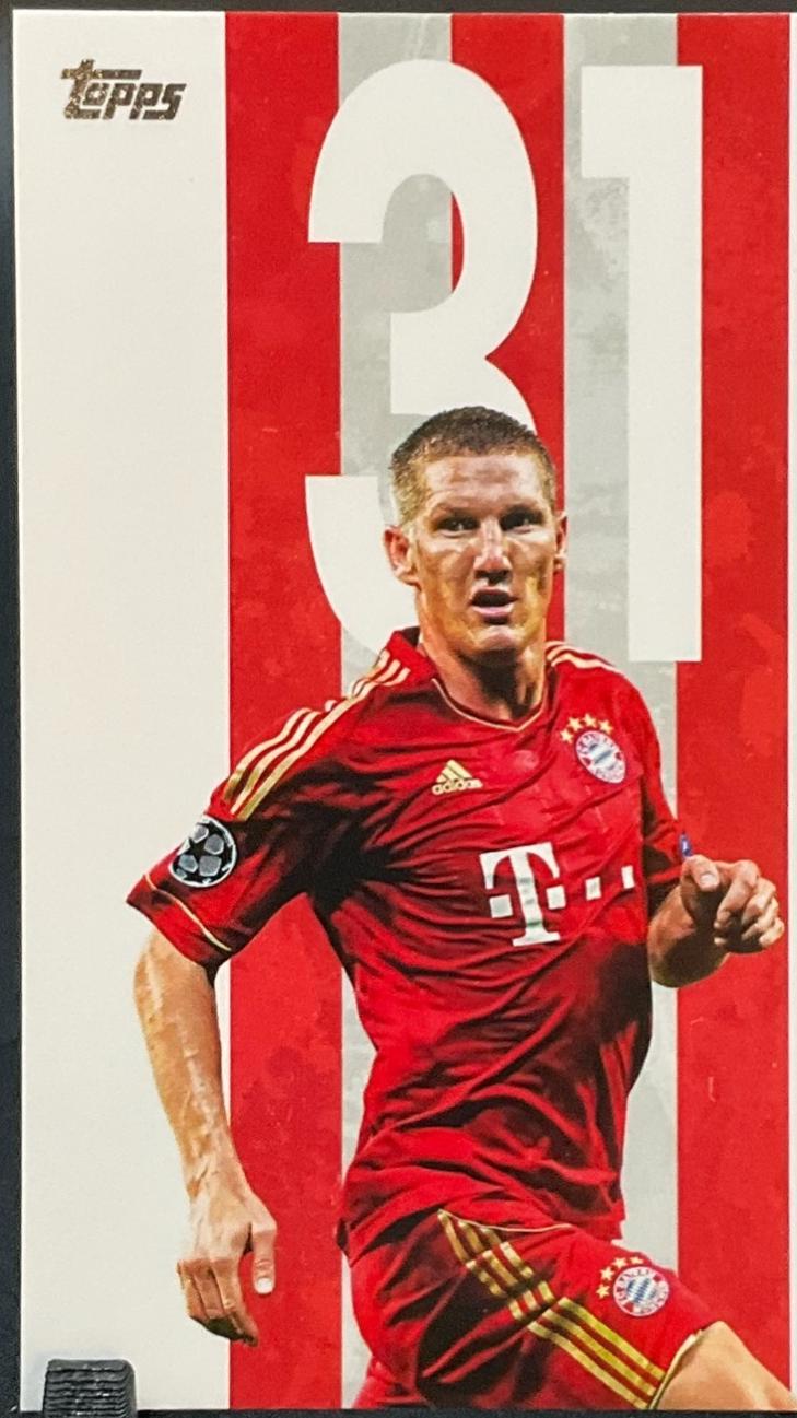 2025 Topps UEFA Best Of The Best Legendary Numbers Bastian Schweinsteiger #BB-8 card