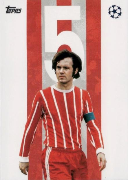 2025 Topps UEFA Best Of The Best Legendary Numbers Franz Beckenbauer #BB-2 card