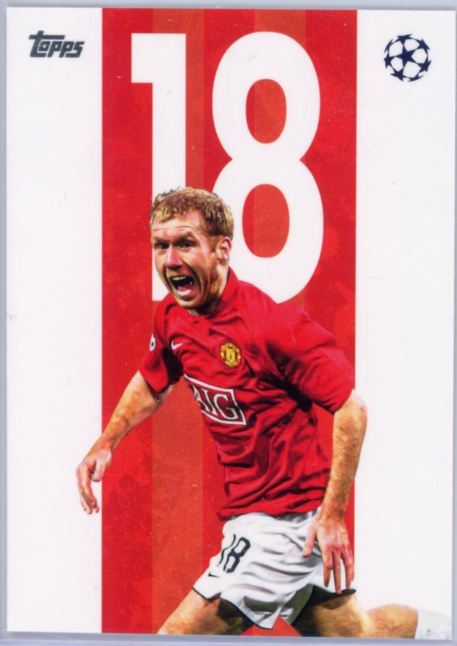 2025 Topps UEFA Best Of The Best Legendary Numbers Paul Scholes #BB-6 card