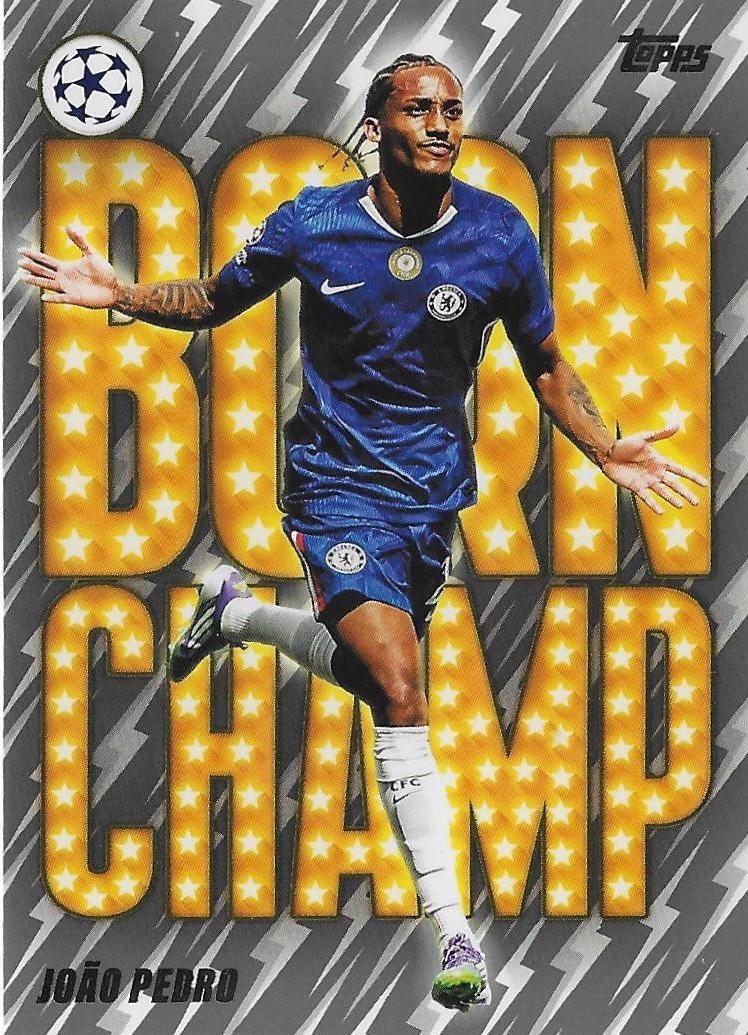 2025 Topps UEFA Born Champ Joao Pedro #BC-3 card
