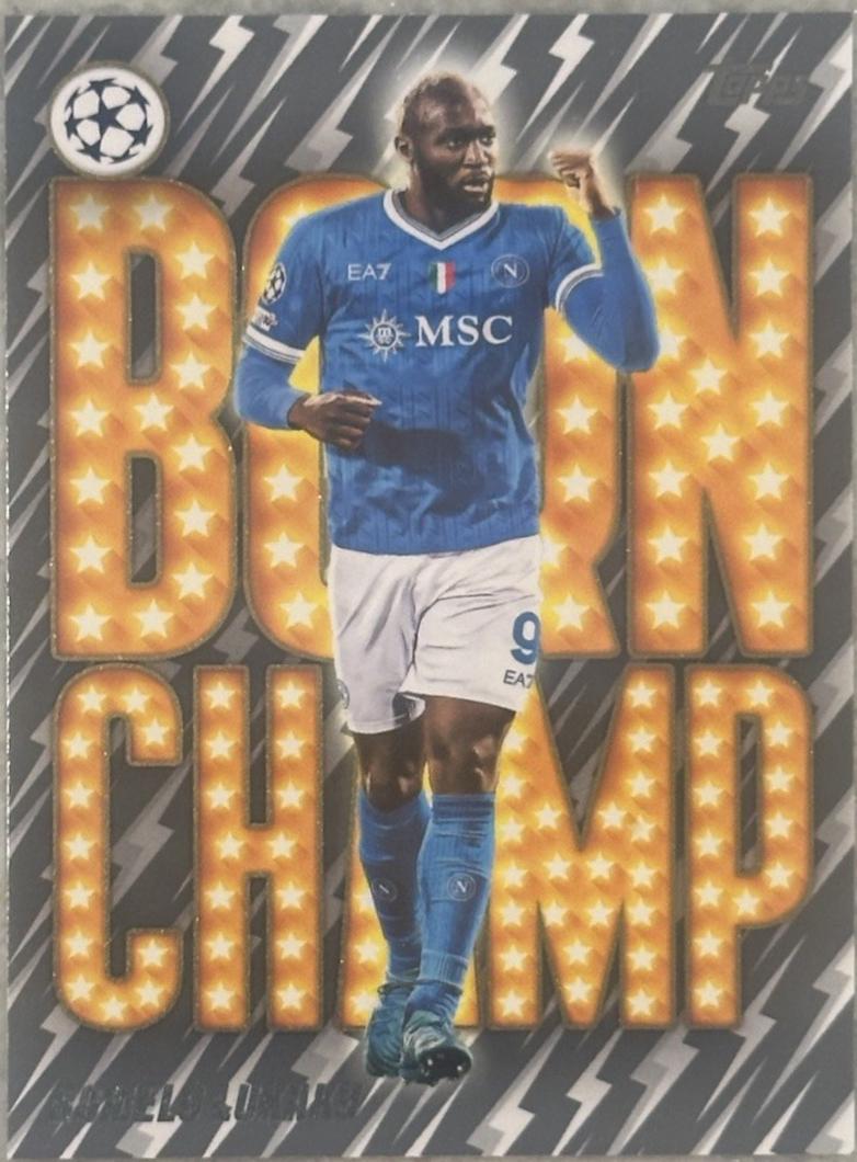2025 Topps UEFA Born Champ Romelu Lukaku #BC-8 card