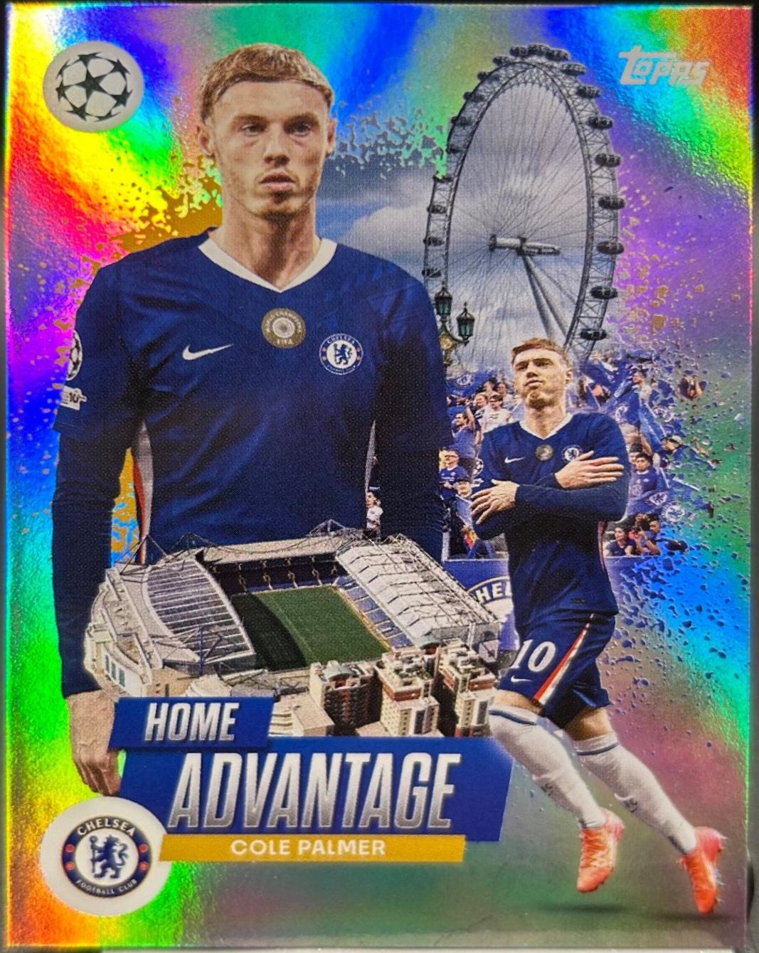 2025 Topps UEFA Home Pitch Advantage Cole Palmer #HP-12 card