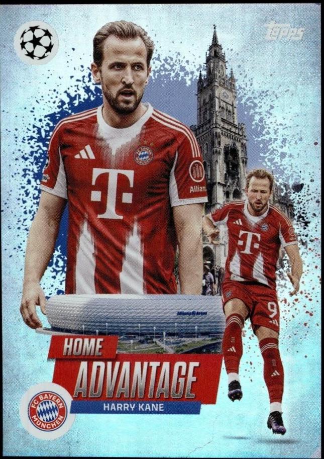 2025 Topps UEFA Home Pitch Advantage Harry Kane #HP-16 card