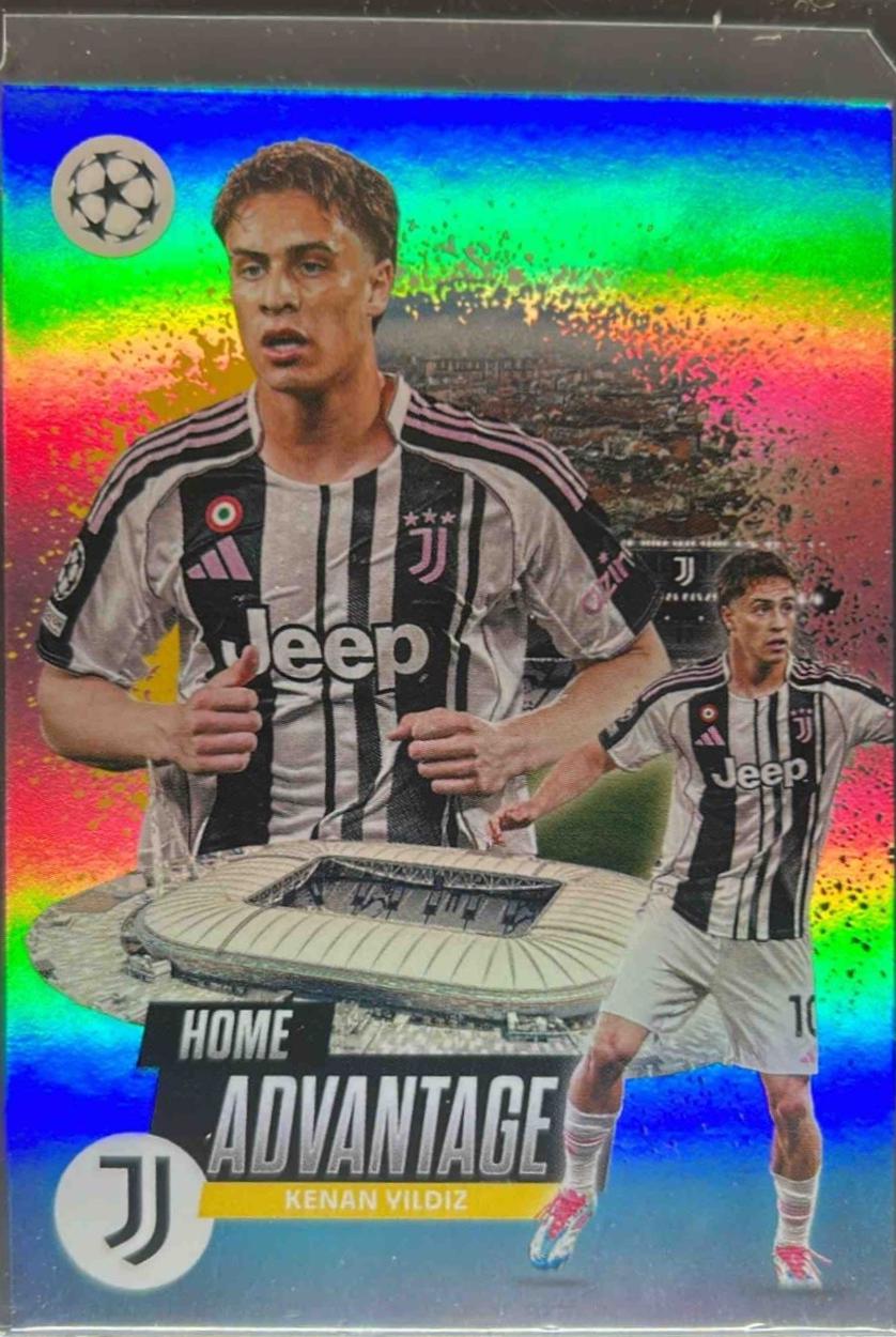 2025 Topps UEFA Home Pitch Advantage Kenan Yildiz #HP-25 card