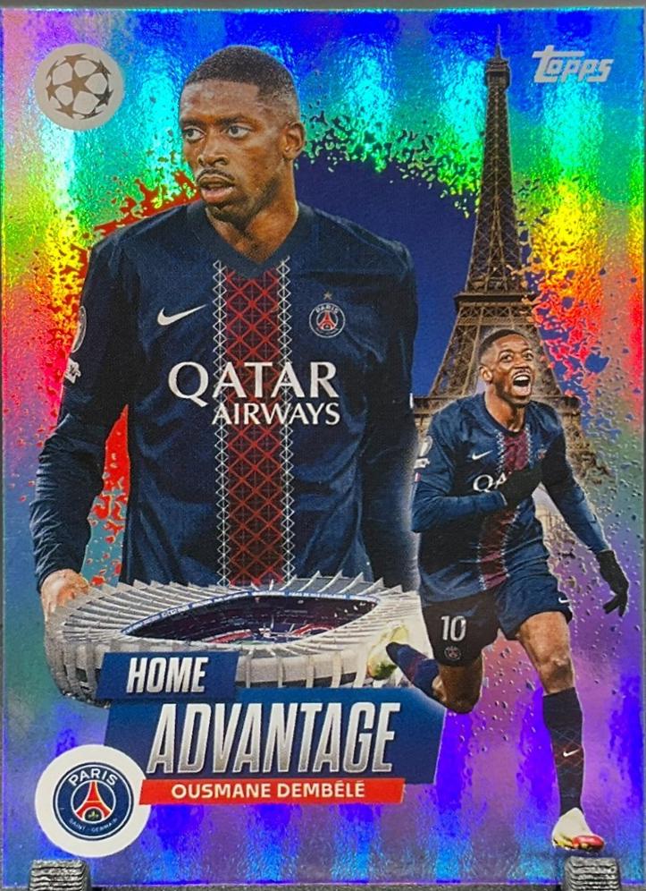 2025 Topps UEFA Home Pitch Advantage Ousmane Dembele #HP-19 card