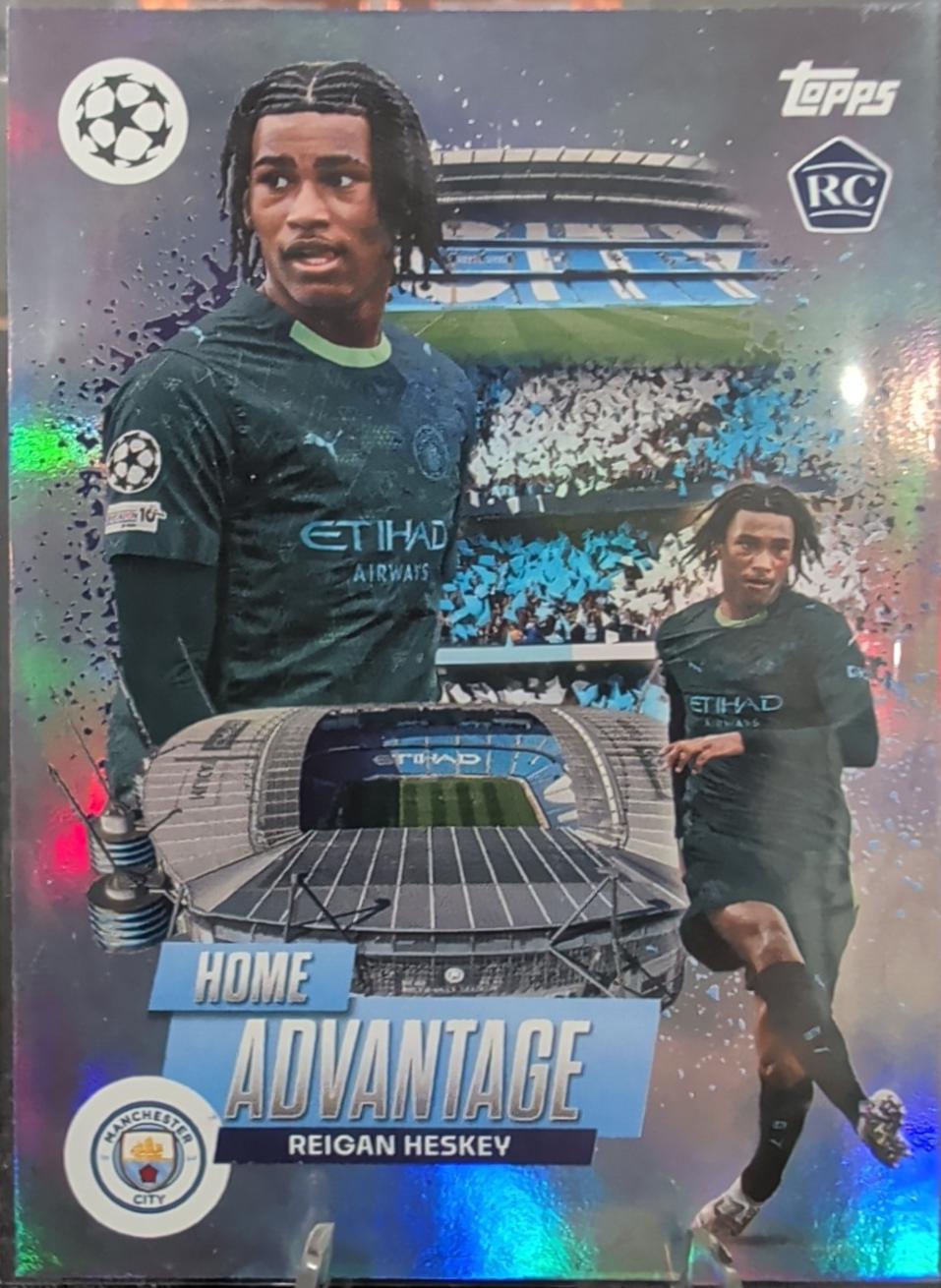 2025 Topps UEFA Home Pitch Advantage Reigan Heskey #HP-15 card