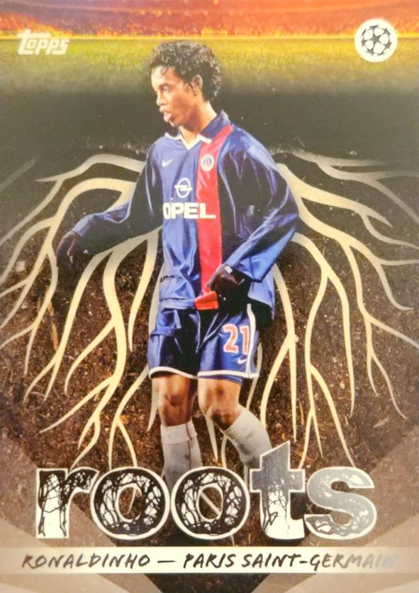 2025 Topps UEFA Roots Ronaldinho #RT-16 card