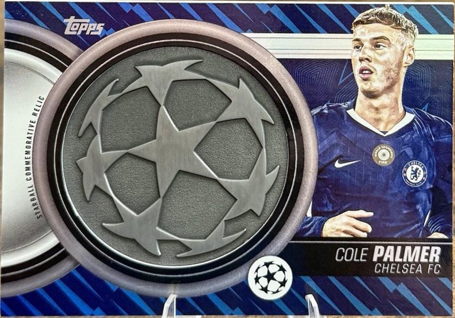2025 Topps UEFA Starball Commemorative Relic Cole Palmer #SCR-CP card