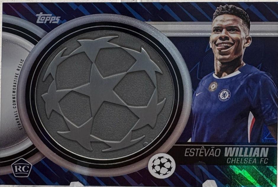 2025 Topps UEFA Starball Commemorative Relic Estevao Willian #SCR-EW card