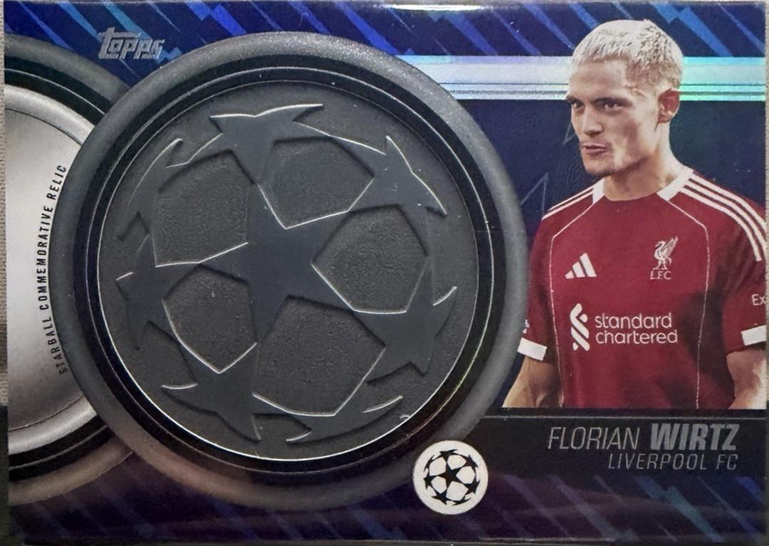 2025 Topps UEFA Starball Commemorative Relic Florian Wirtz #SCR-FW card