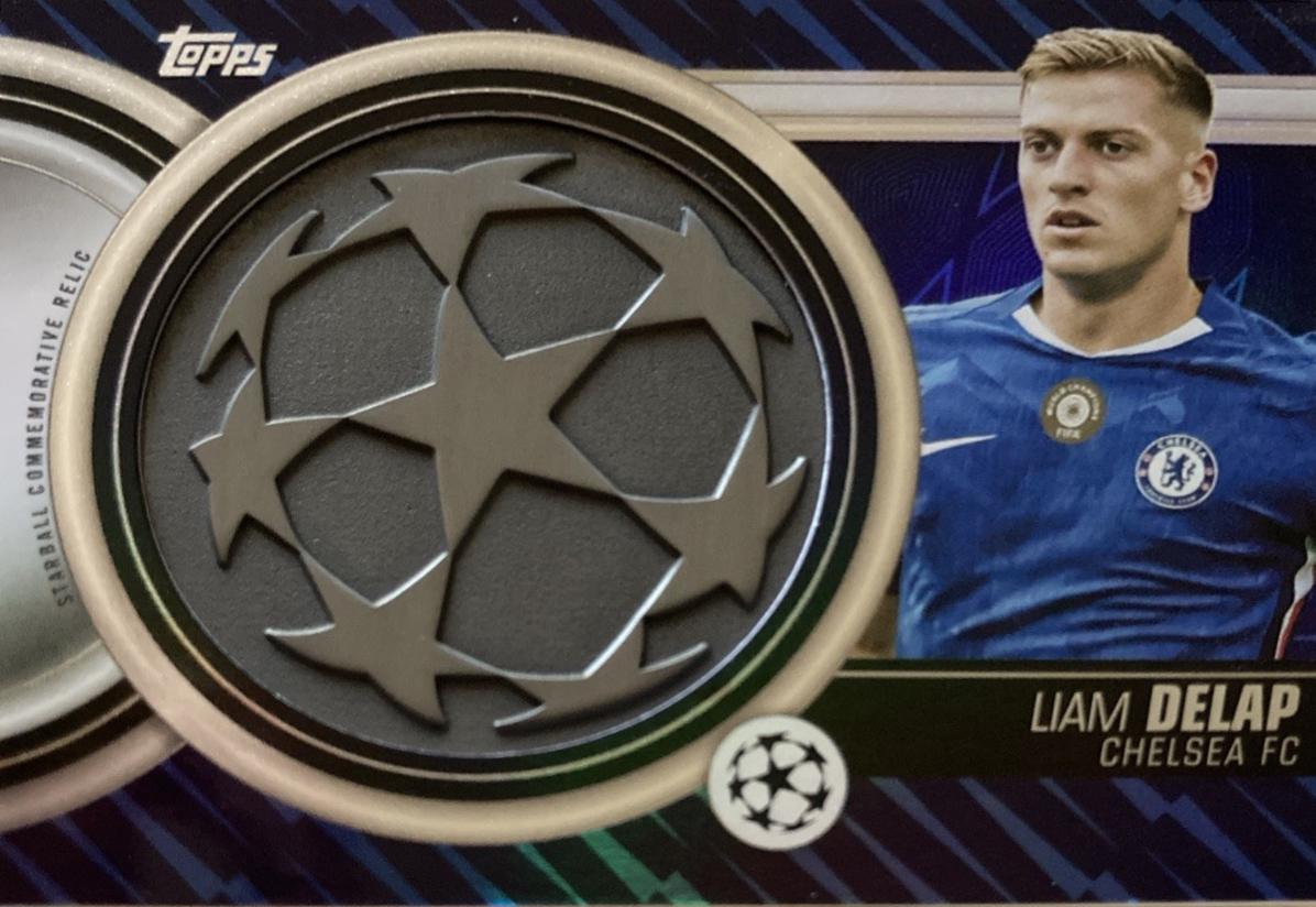 2025 Topps UEFA Starball Commemorative Relic Liam Delap #SCR-LD card