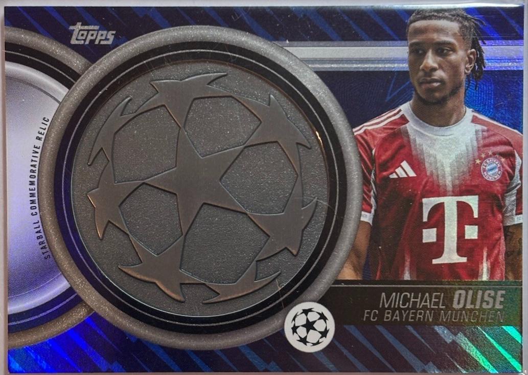 2025 Topps UEFA Starball Commemorative Relic Michael Olise #SCR-MO card