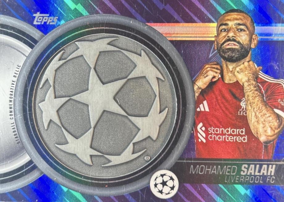 2025 Topps UEFA Starball Commemorative Relic Mohamed Salah #SCR-MS card