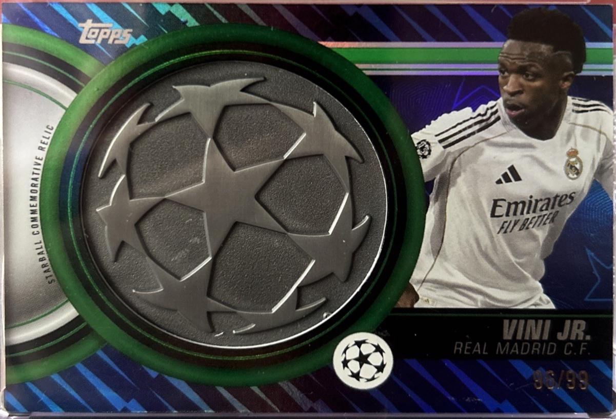 2025 Topps UEFA Starball Commemorative Relic Vini Jr. #SCR-VJ card