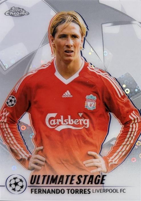 2025 Topps UEFA Ultimate Stage Chrome Fernando Torres #US-4 card