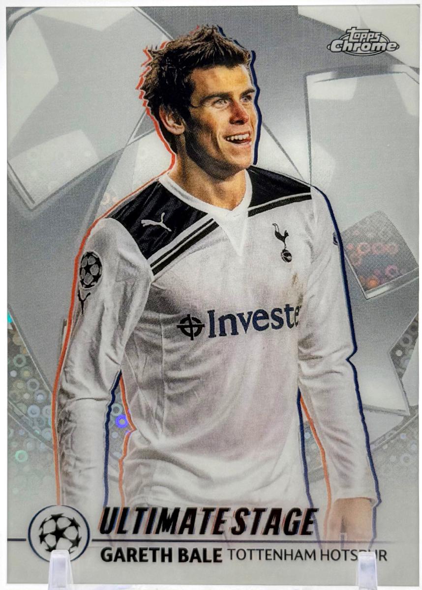 2025 Topps UEFA Ultimate Stage Chrome Gareth Bale #US-19 card
