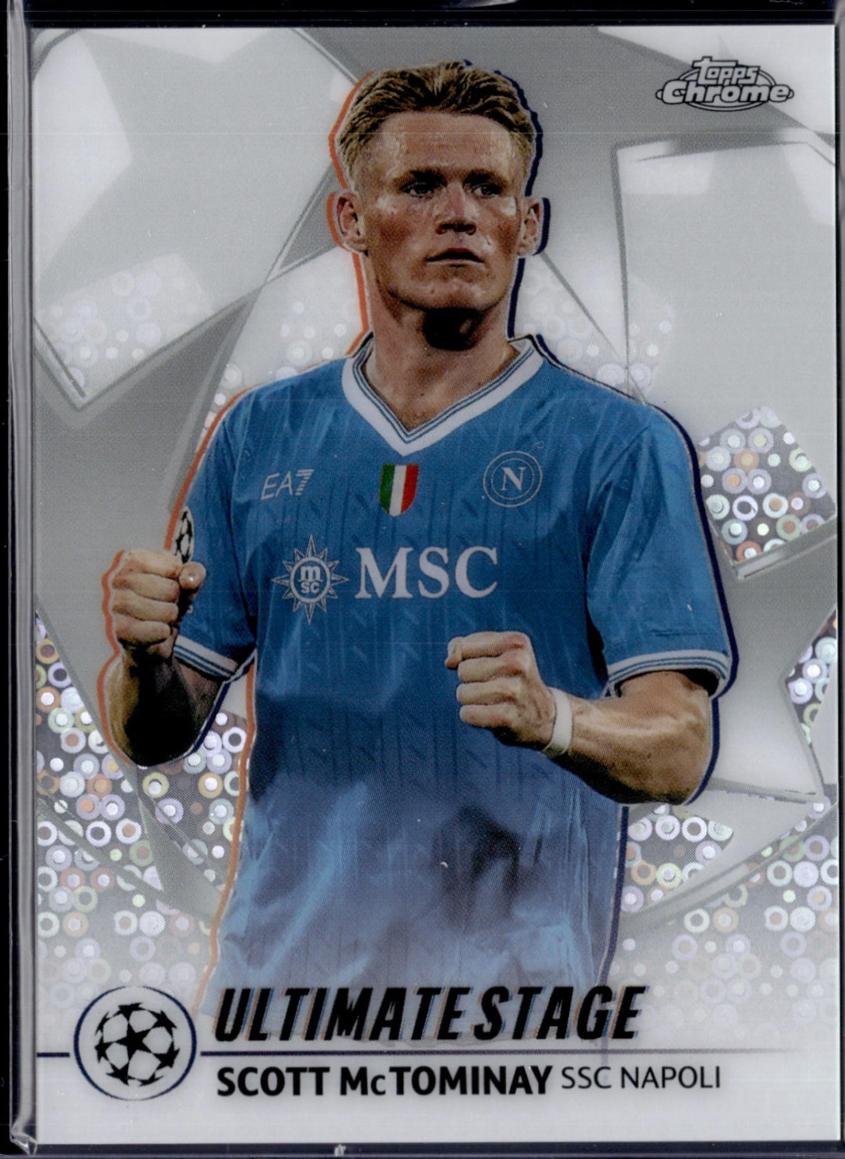 2025 Topps UEFA Ultimate Stage Chrome Scott McTominay #US-39 card