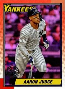 2025 Topps Update 1990 Aaron Judge [Pink Foil] #U90-30 card