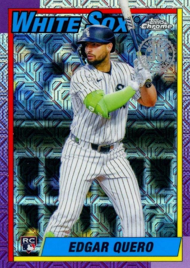 2025 Topps Update 1990 Chrome Edgar Quero #U90C-81 card