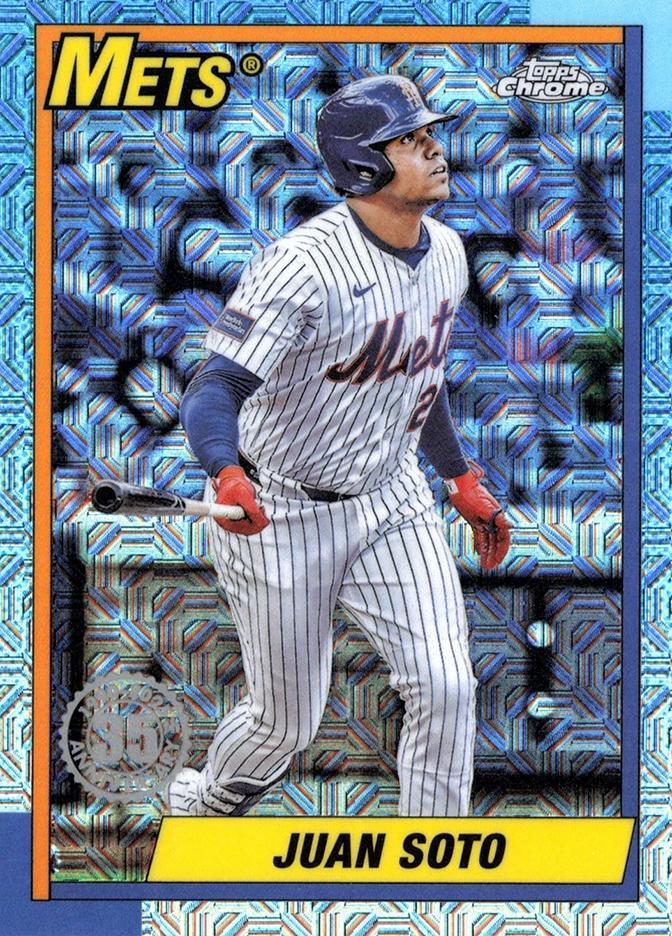 2025 Topps Update 1990 Chrome Juan Soto #U90C-7 card