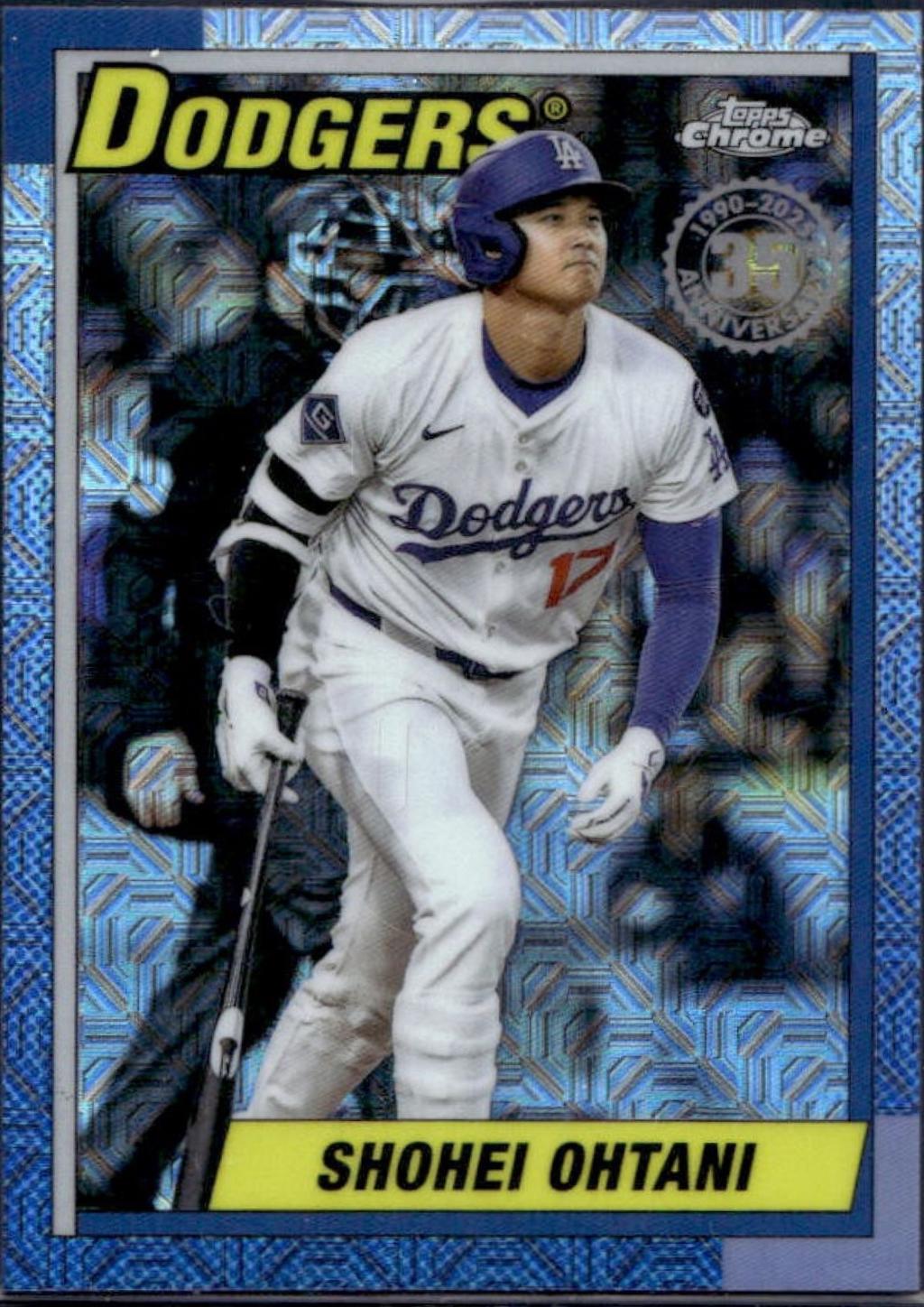 2025 Topps Update 1990 Chrome Shohei Ohtani [Mojo Autograph] #U90C-26 card