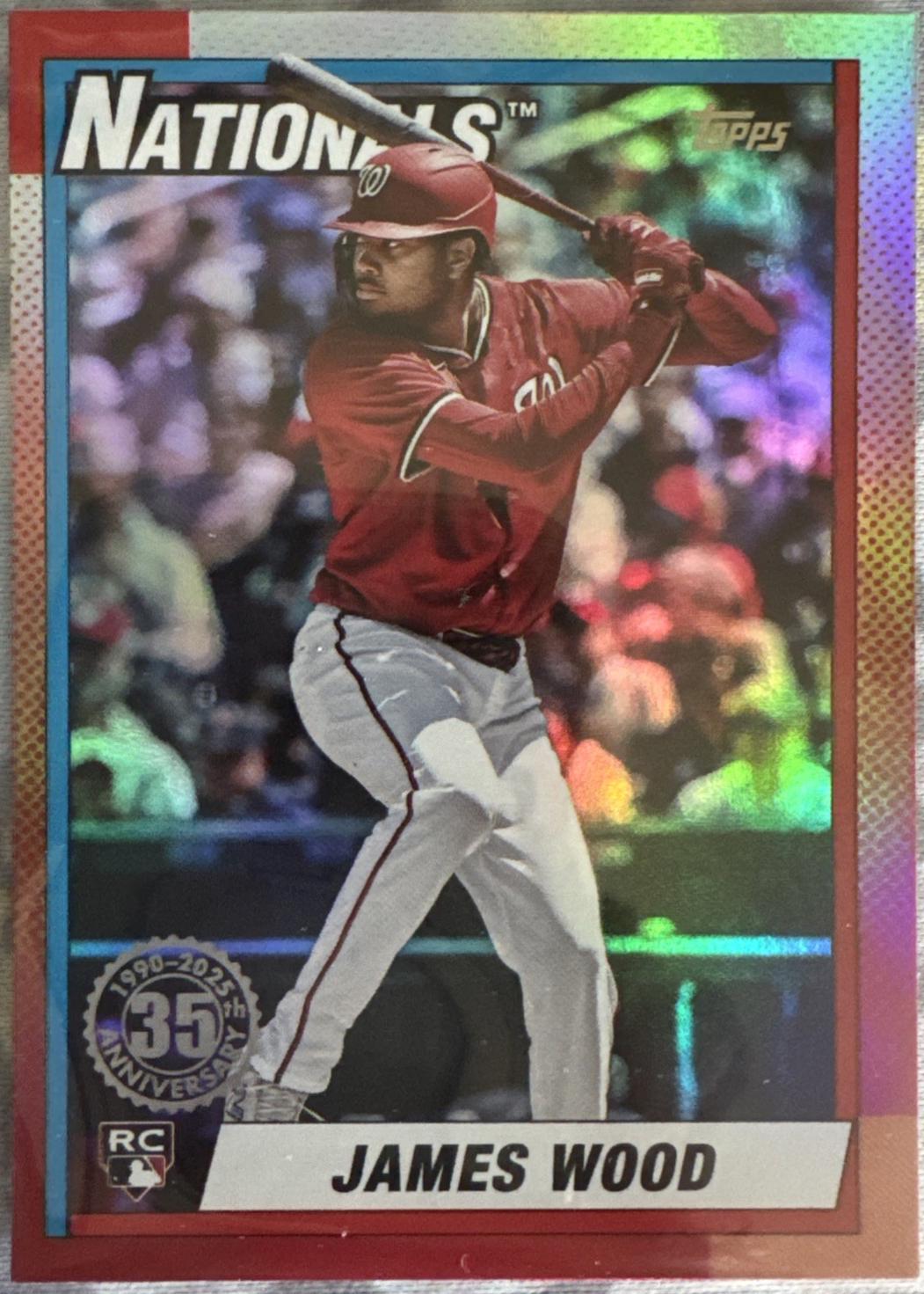2025 Topps Update 1990 James Wood #U90-28 card