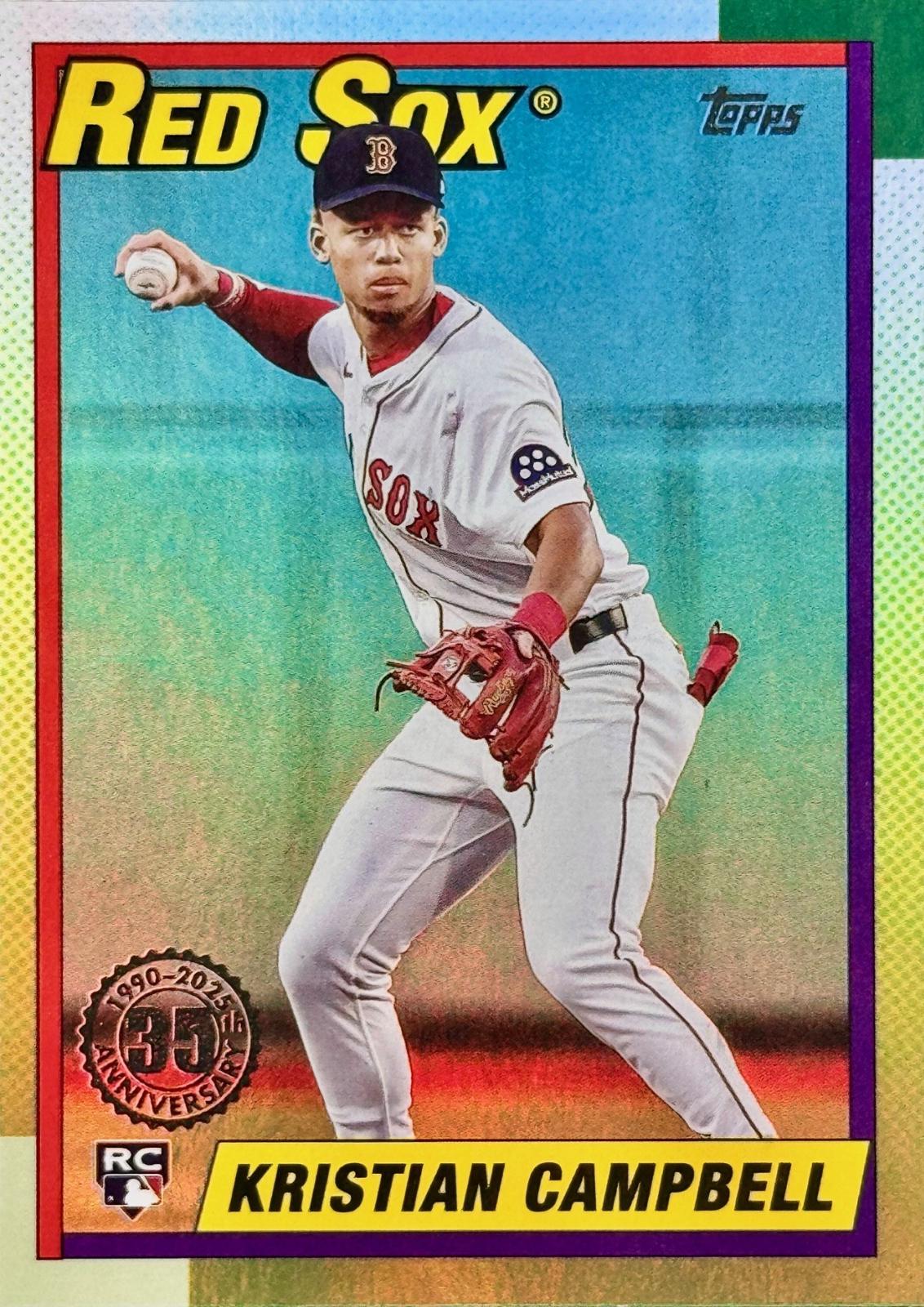 2025 Topps Update 1990 Kristian Campbell #U90-36 card
