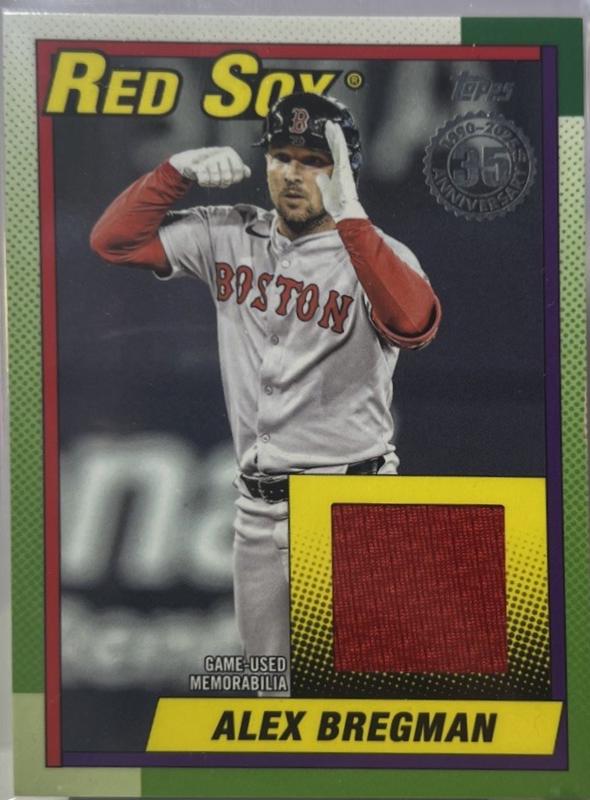 2025 Topps Update 1990 Relics Alex Bregman #90RU-AB card