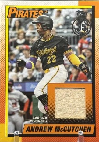 2025 Topps Update 1990 Relics Andrew McCutchen #90RU-AM card