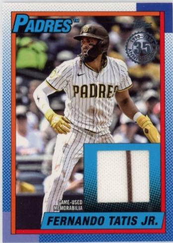 2025 Topps Update 1990 Relics Fernando Tatis Jr. #90RU-FT card