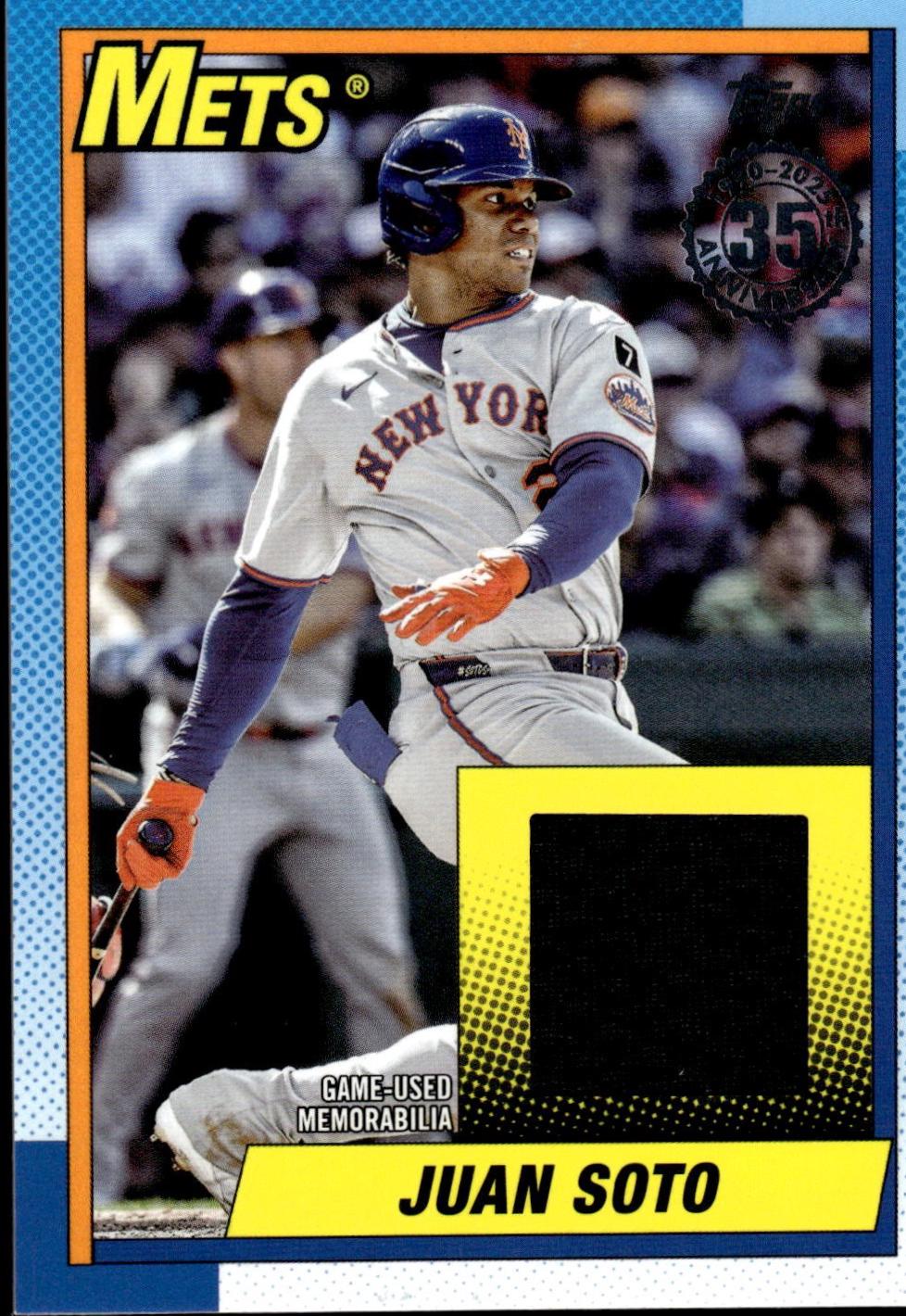 2025 Topps Update 1990 Relics Juan Soto #90RU-JS card