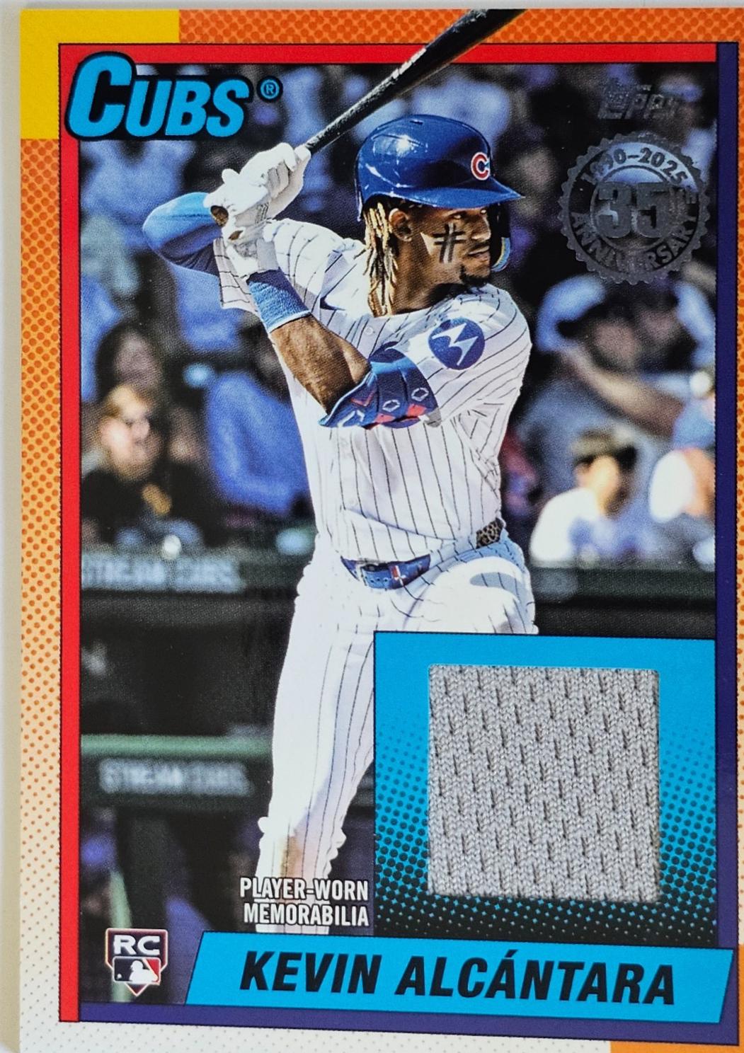 2025 Topps Update 1990 Relics Kevin Alcantara #90RU-KA card