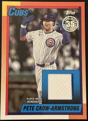 2025 Topps Update 1990 Relics Pete Crow-Armstrong #90RU-PC card