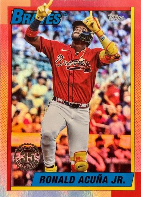 2025 Topps Update 1990 Ronald Acuna Jr. #U90-22 card