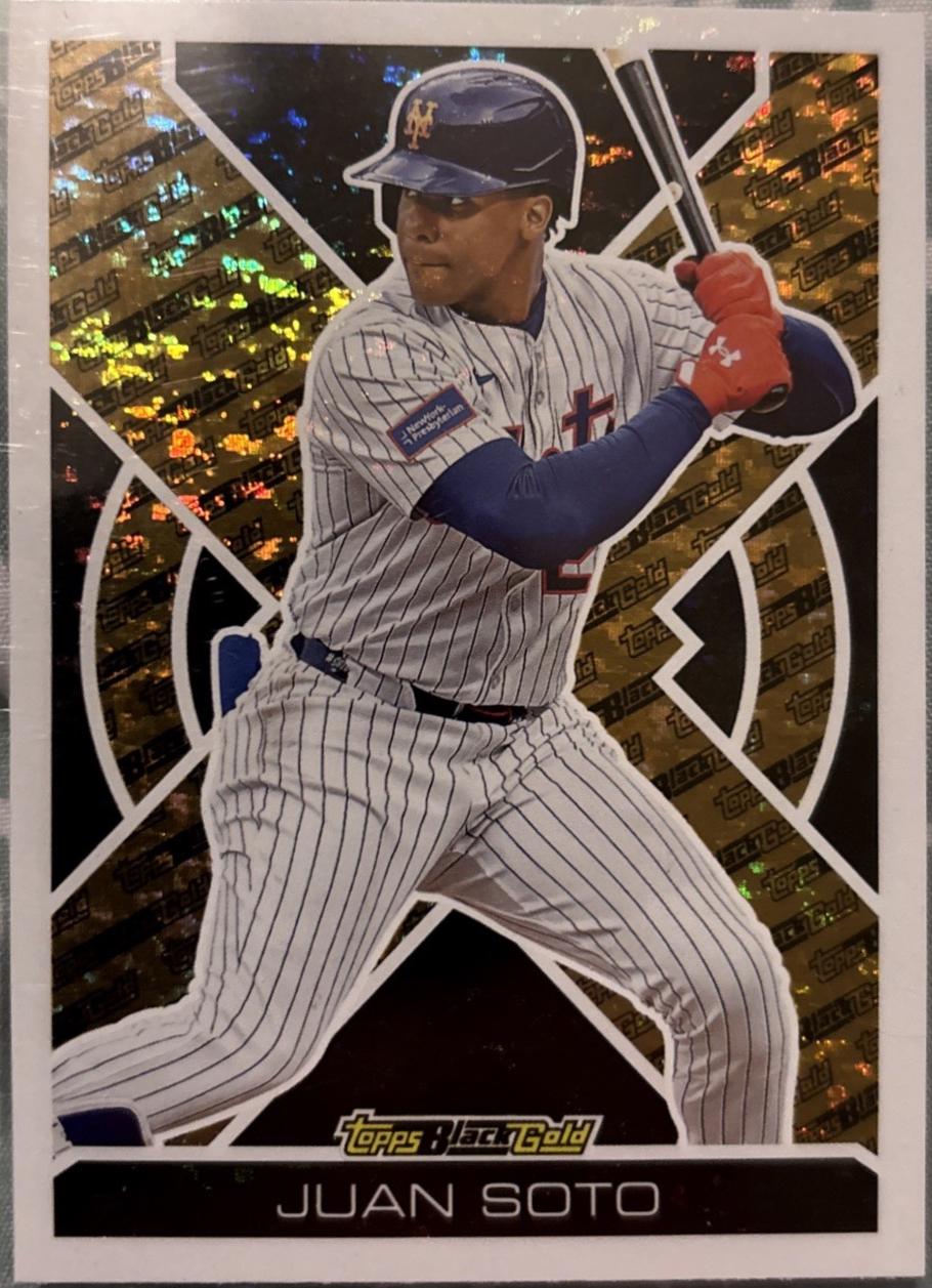 2025 Topps Update Black Gold Juan Soto #BG-22 card