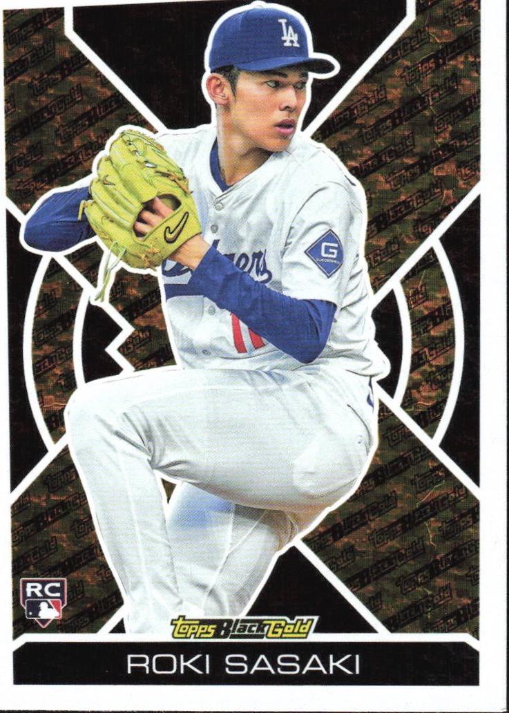 2025 Topps Update Black Gold Roki Sasaki #BG-24 card