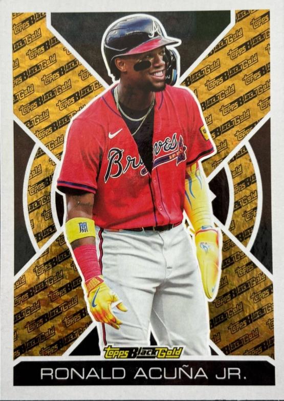 2025 Topps Update Black Gold Ronald Acuna Jr. #BG-5 card
