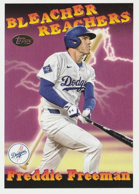 2025 Topps Update Bleacher Reachers Freddie Freeman #BR-22 card