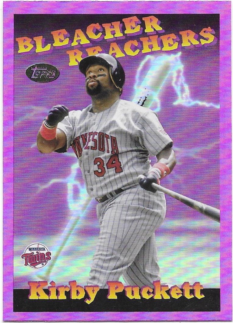 2025 Topps Update Bleacher Reachers Kirby Puckett [Pink Foil] #BR-8 card