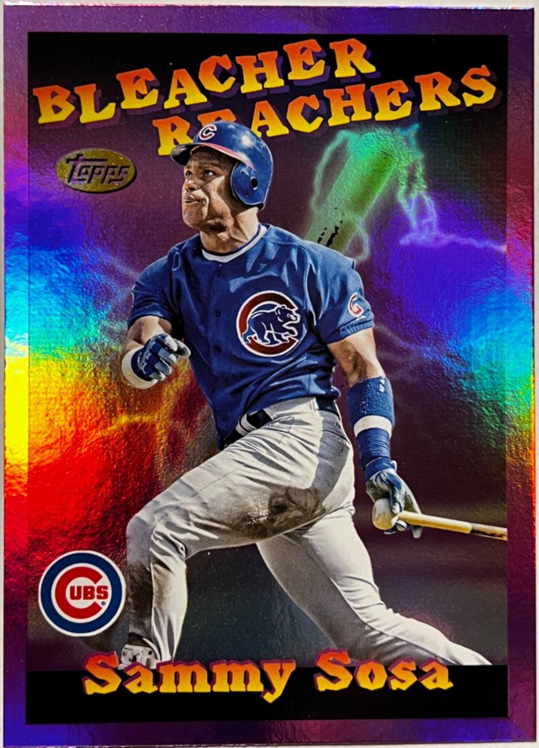 2025 Topps Update Bleacher Reachers Sammy Sosa [Pink Foil] #BR-6 card