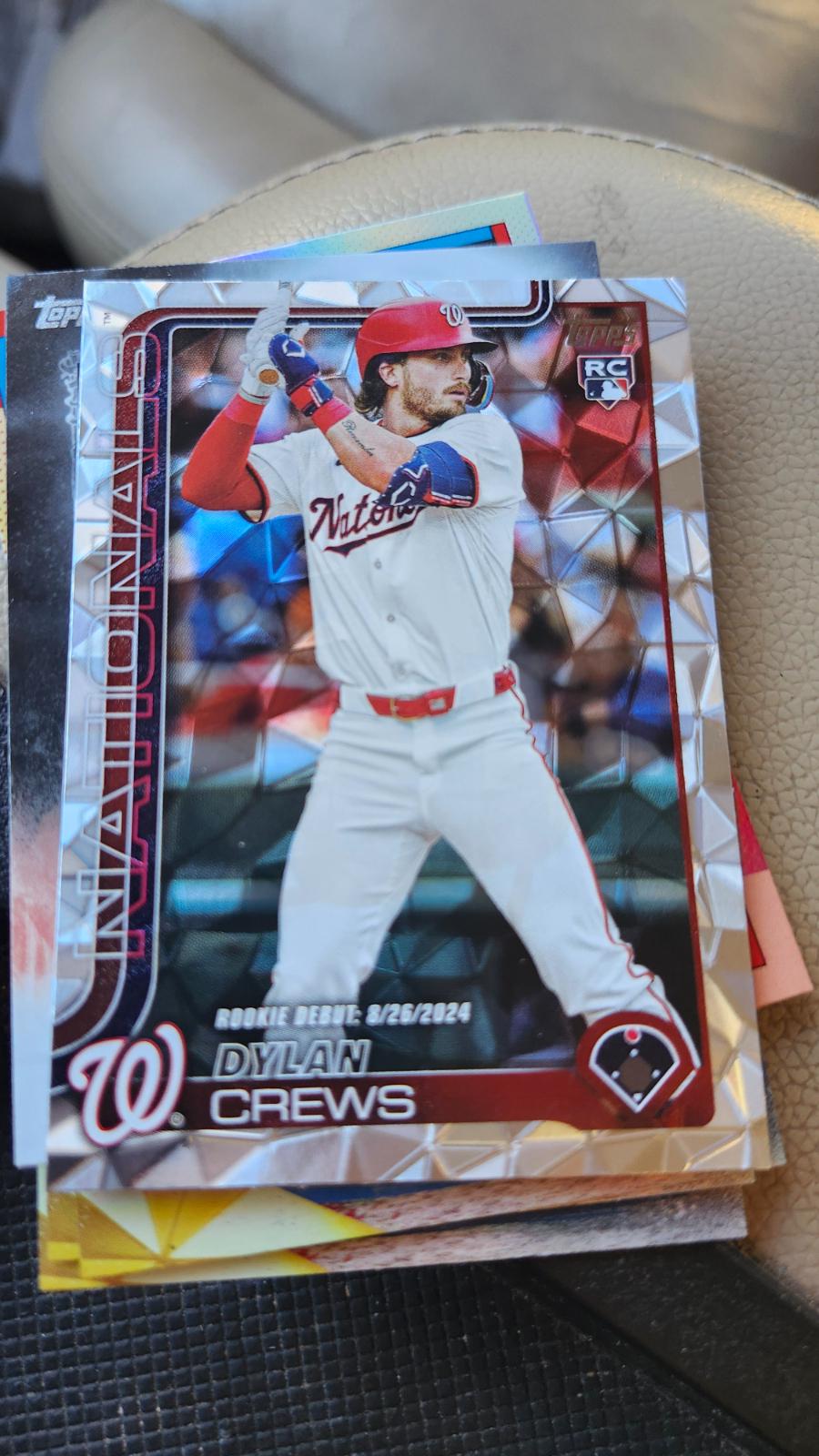 2025 Topps Update Dylan Crews [Diamante Foil] #US223 card