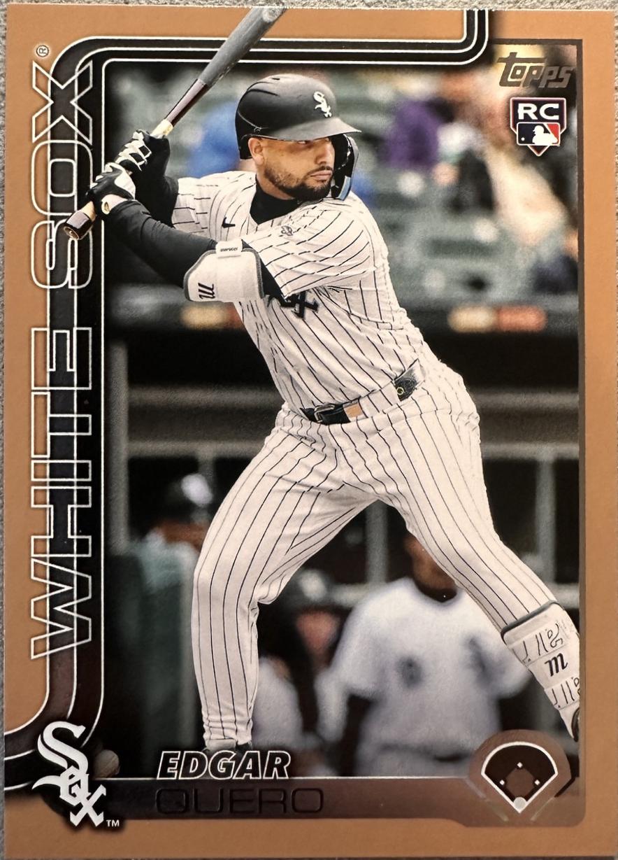 2025 Topps Update Edgar Quero [Gold Border] #US145 card