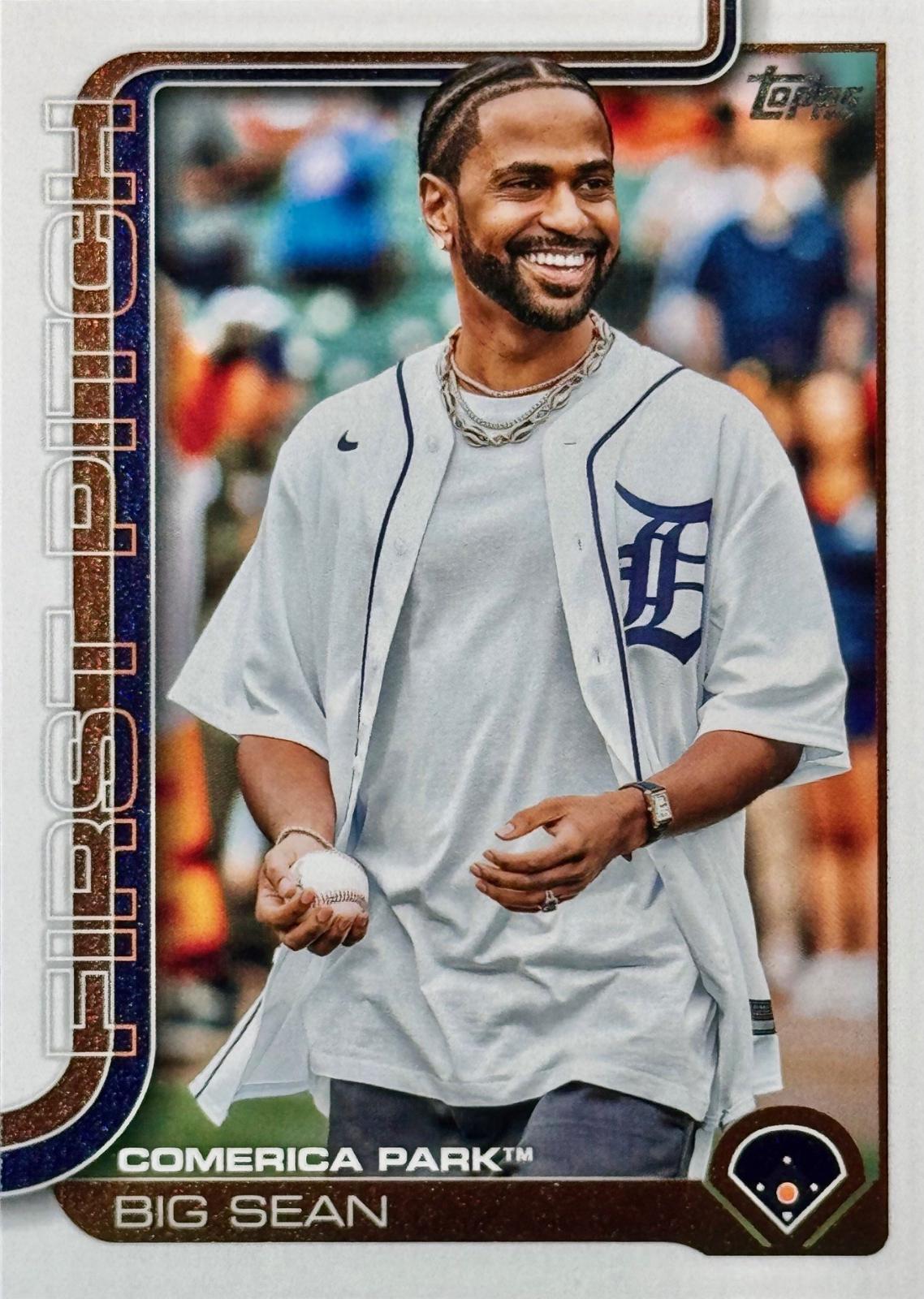 2025 Topps Update First Pitch Big Sean #FPU-1 card