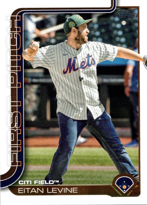 2025 Topps Update First Pitch Eitan Levine #FPU-4 card