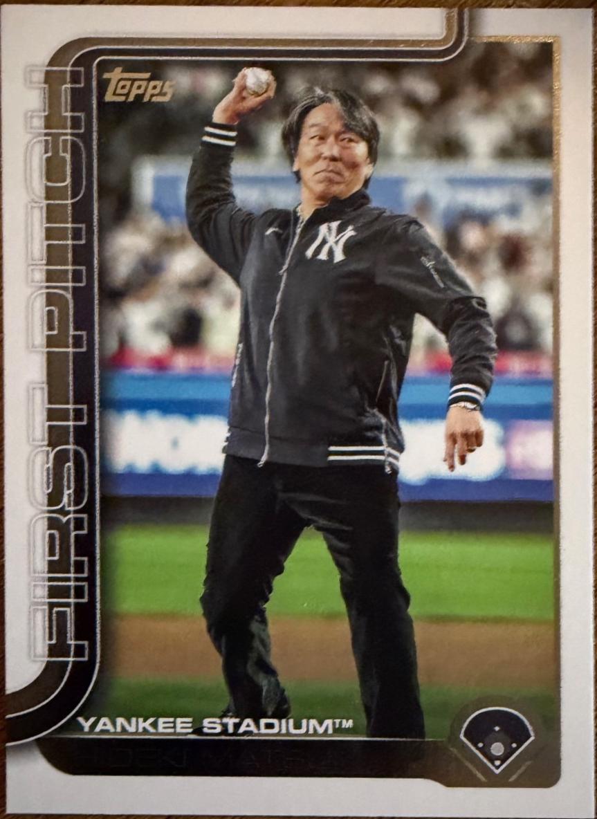 2025 Topps Update First Pitch Hideki Matsui #FPU-6 card