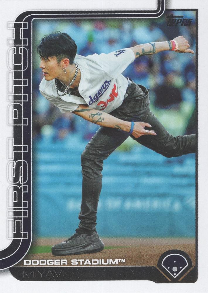 2025 Topps Update First Pitch MIYAVI #FPU-3 card