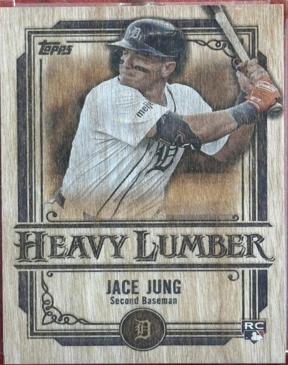 2025 Topps Update Heavy Lumber Jace Jung #HL-67 card
