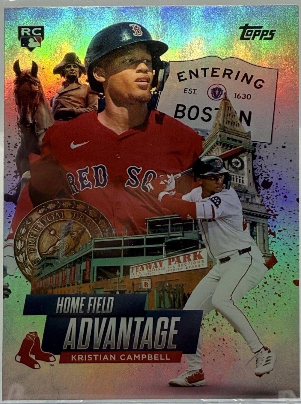 2025 Topps Update Homefield Advantage Kristian Campbell #HA-43 card